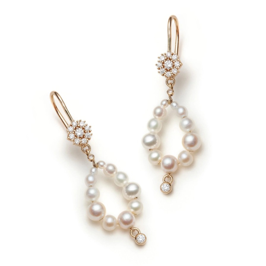 Earrings Tomfoolery London | Orph E Aux Enfers Pearl Drop Earrings