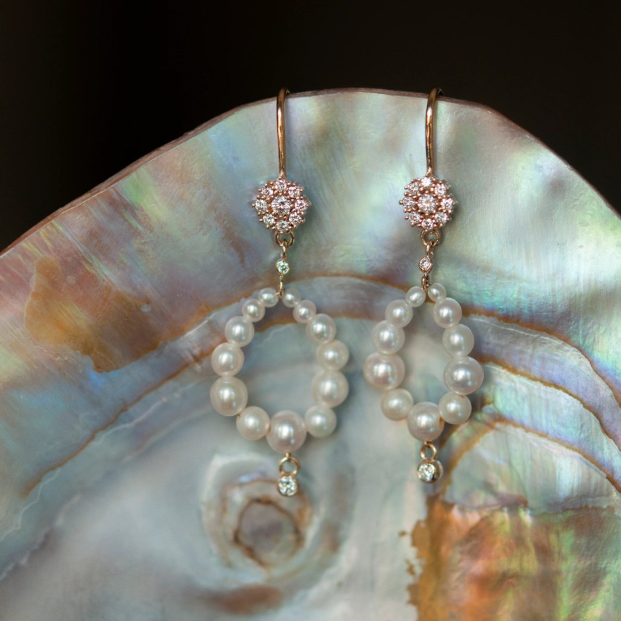 Earrings Tomfoolery London | Orph E Aux Enfers Pearl Drop Earrings