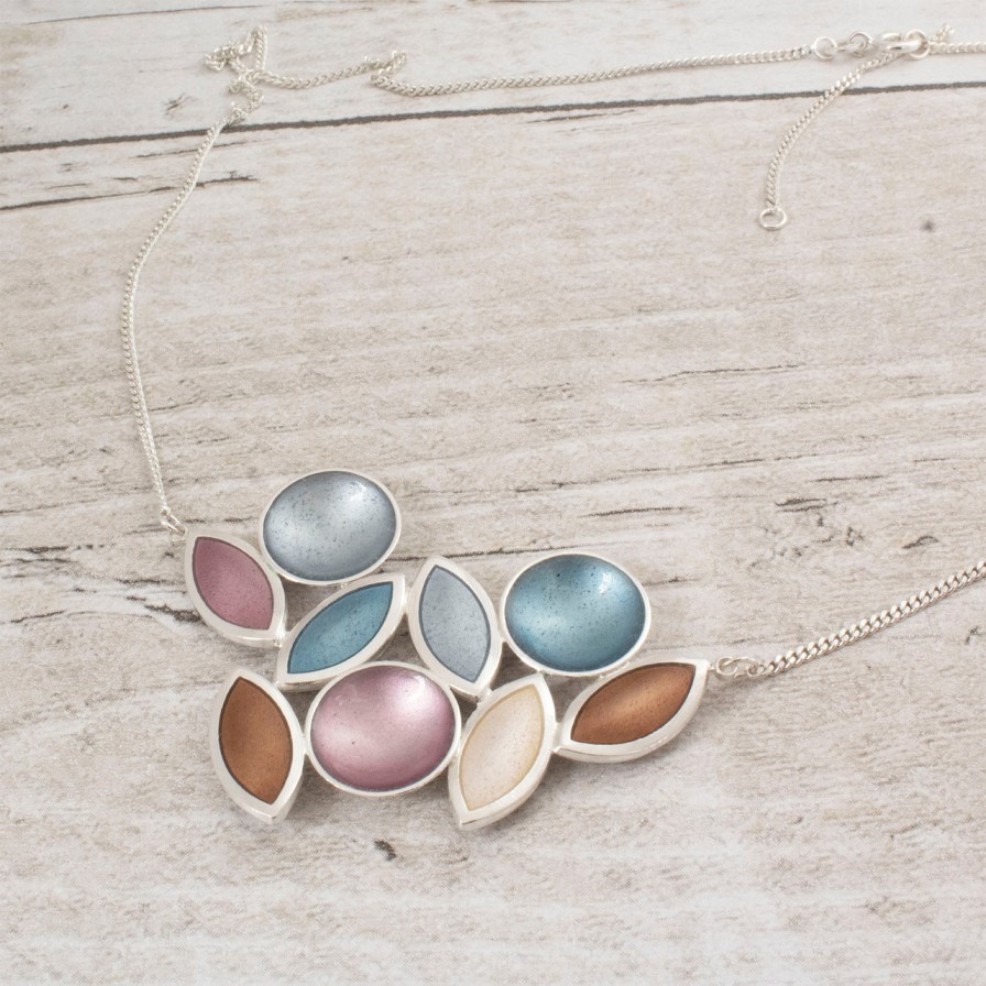 Necklaces Tomfoolery London | Six Leaf Pendant