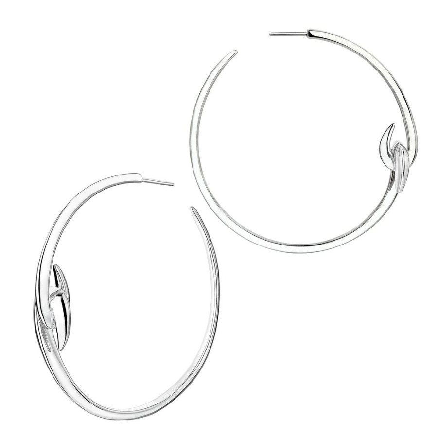 Earrings Tomfoolery London | Large Hook Hoop Earrings