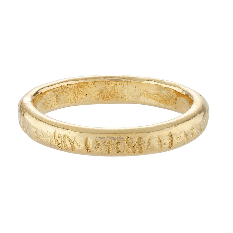 Rings Tomfoolery London | Florence Yellow Gold Wedding Band