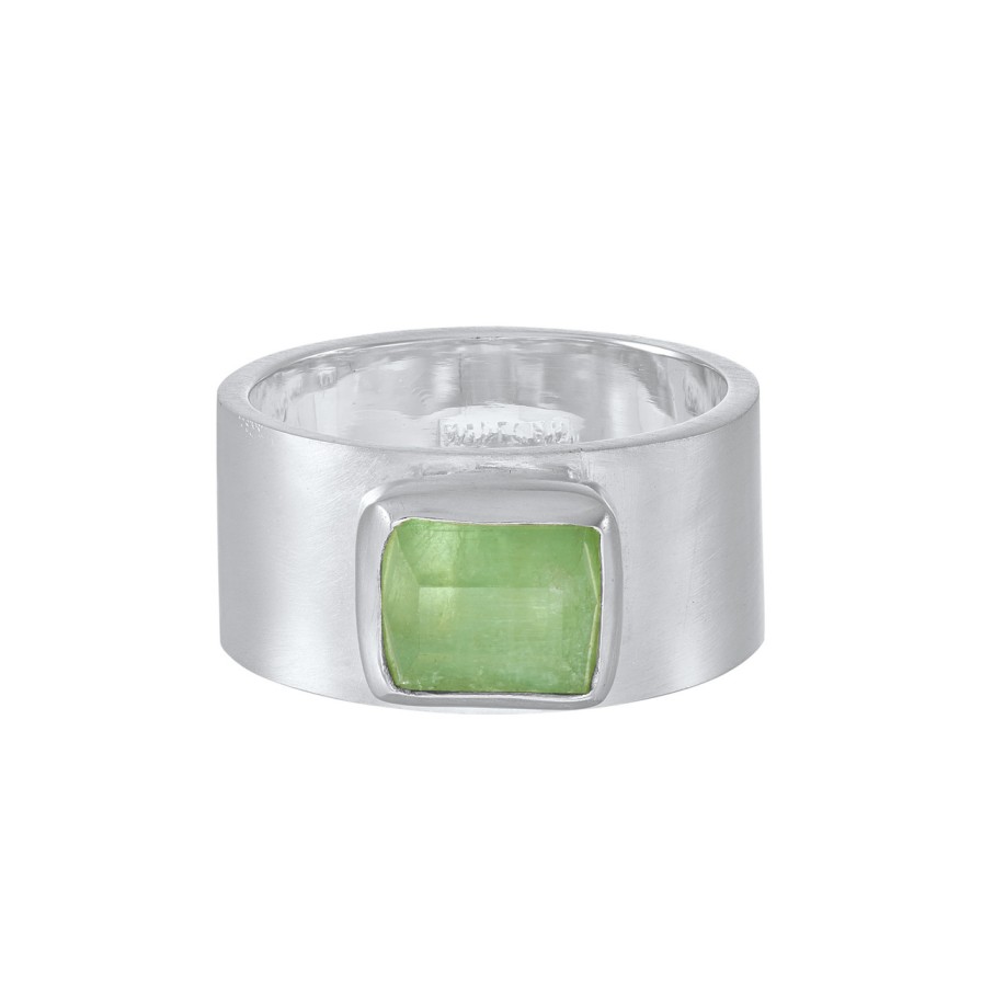 Rings Tomfoolery London | Tourmaline Wide Ring 0.4