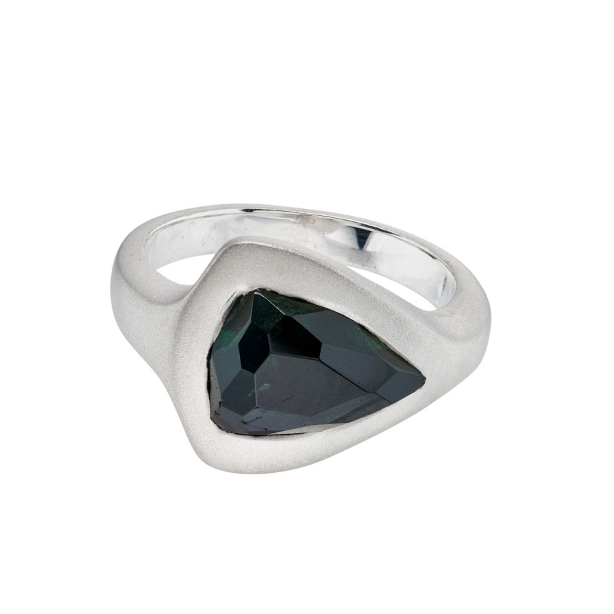 Rings Tomfoolery London | Tourmaline Curved Ring 0.4