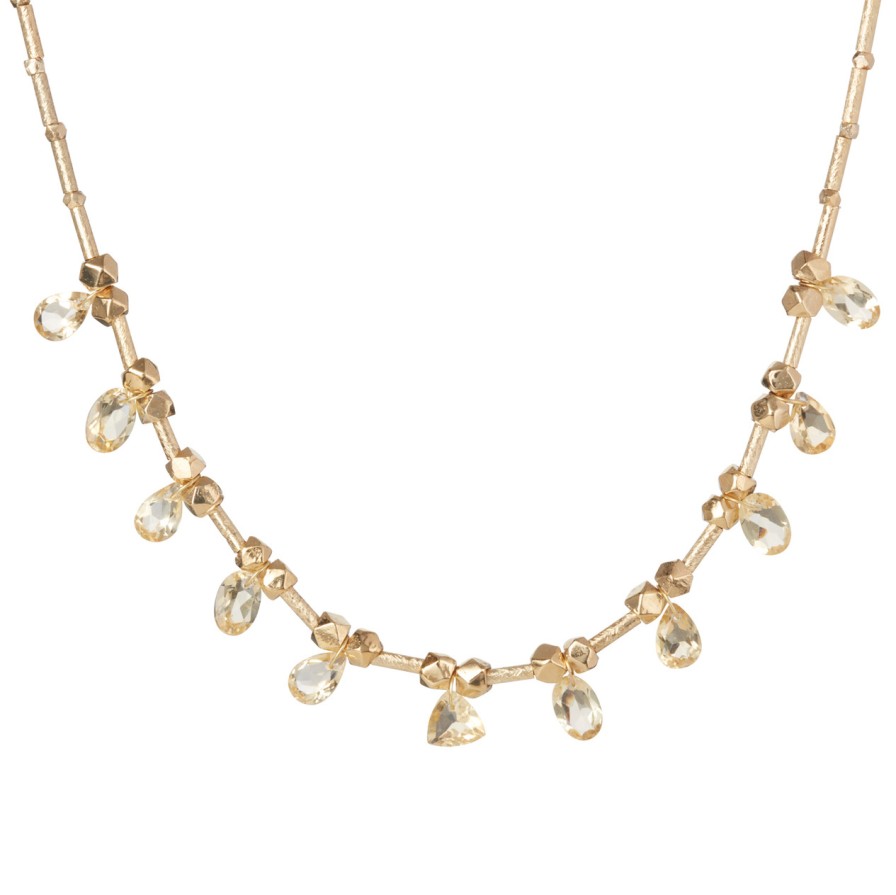 Necklaces Tomfoolery London | Citrony Gold