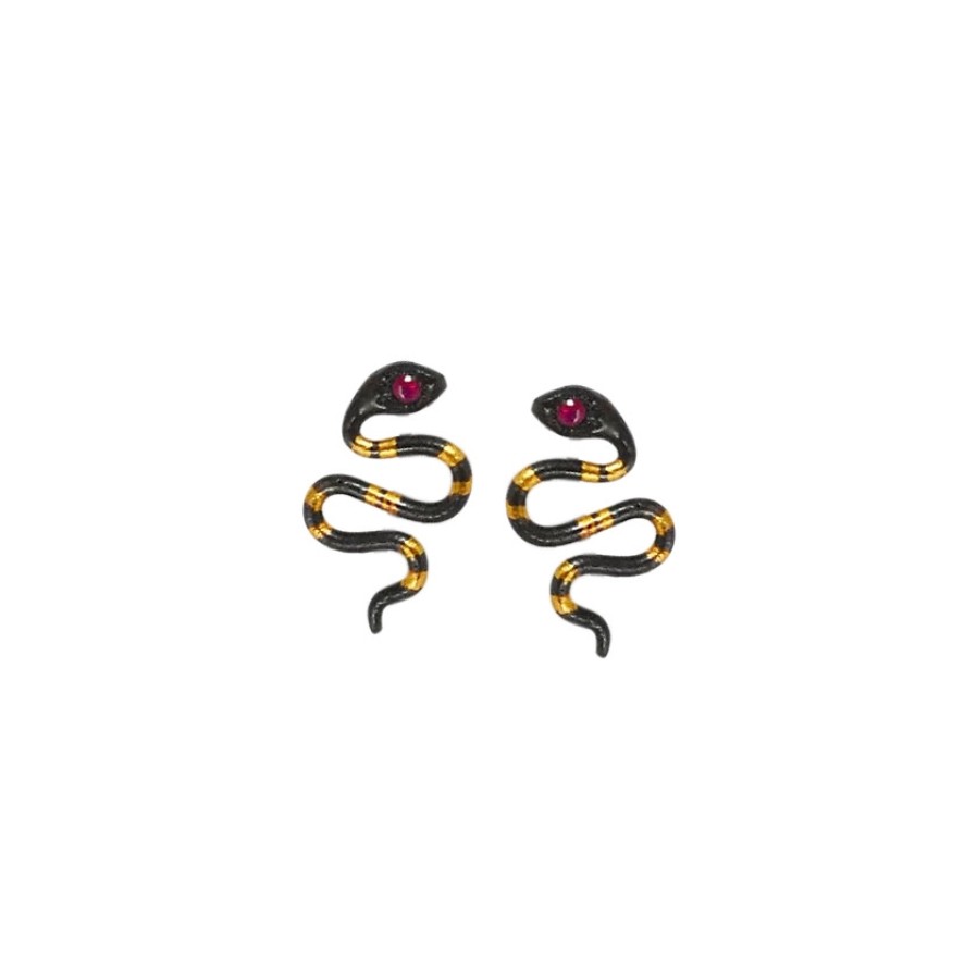 Earrings Tomfoolery London | Serpent Stud