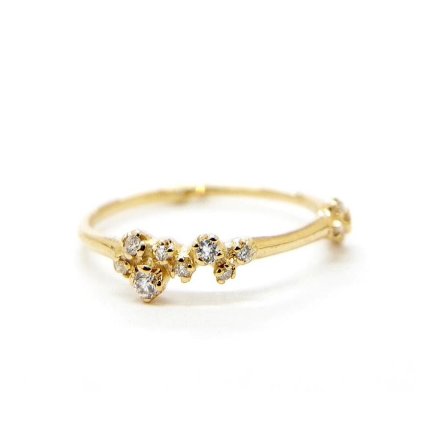 Rings Tomfoolery London | Orbit Diamond Cluster Ring