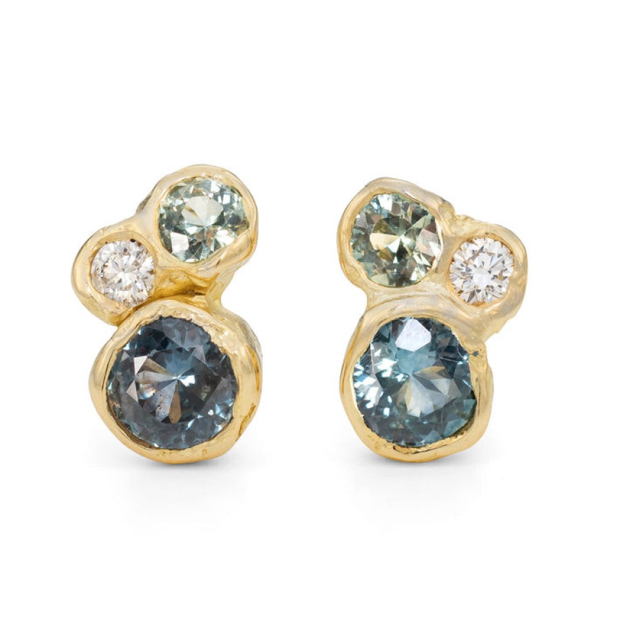 Earrings Tomfoolery London | Ocean Cluster Studs