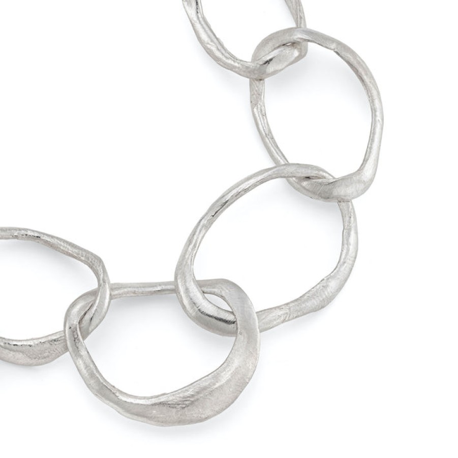 Bracelets Tomfoolery London | Stone Drawing Bracelet Silver