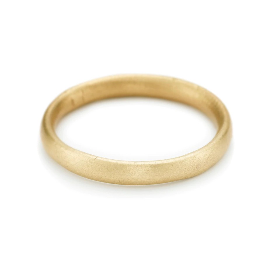 Rings Tomfoolery London | Oval Section Wedding Band