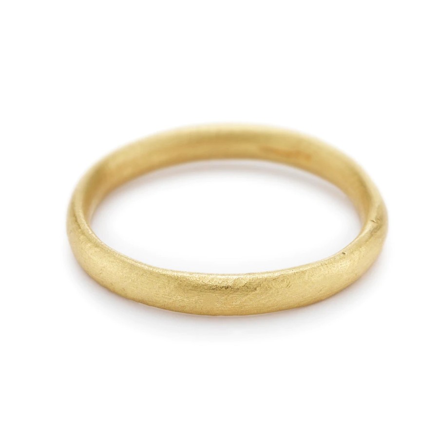 Rings Tomfoolery London | Oval Section Wedding Band