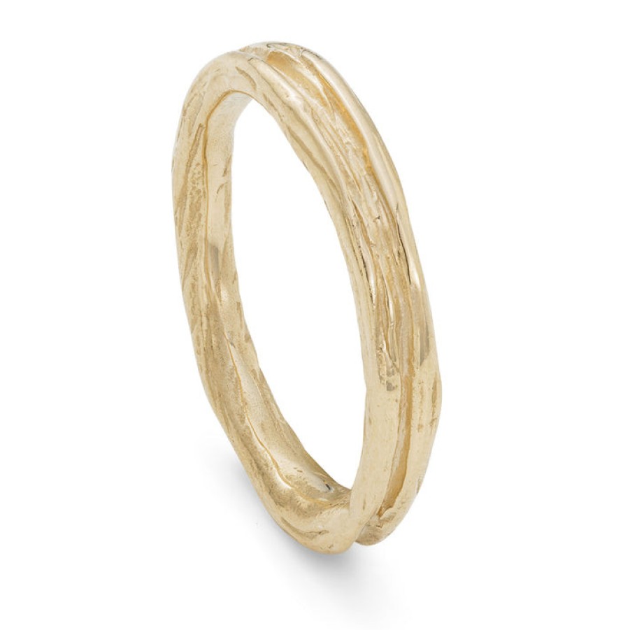 Rings Tomfoolery London | Ripple Fine 9Ct Gold Ring