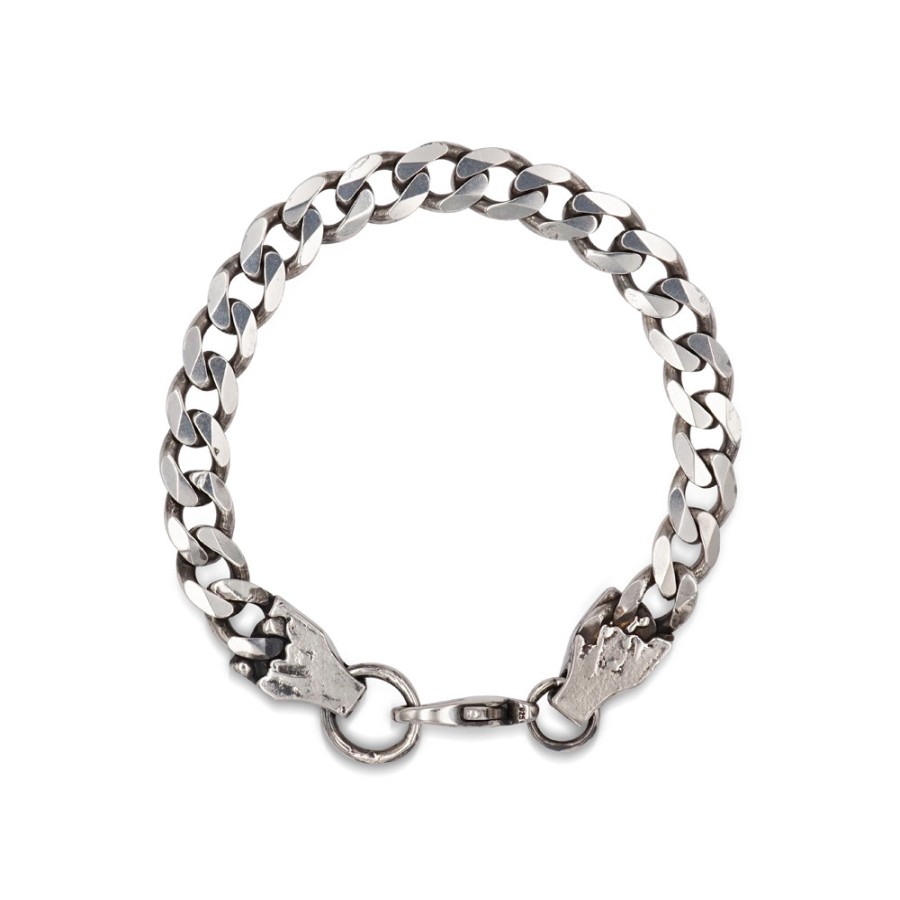 Bracelets Tomfoolery London | Heavy Chain Bracelet In Silver