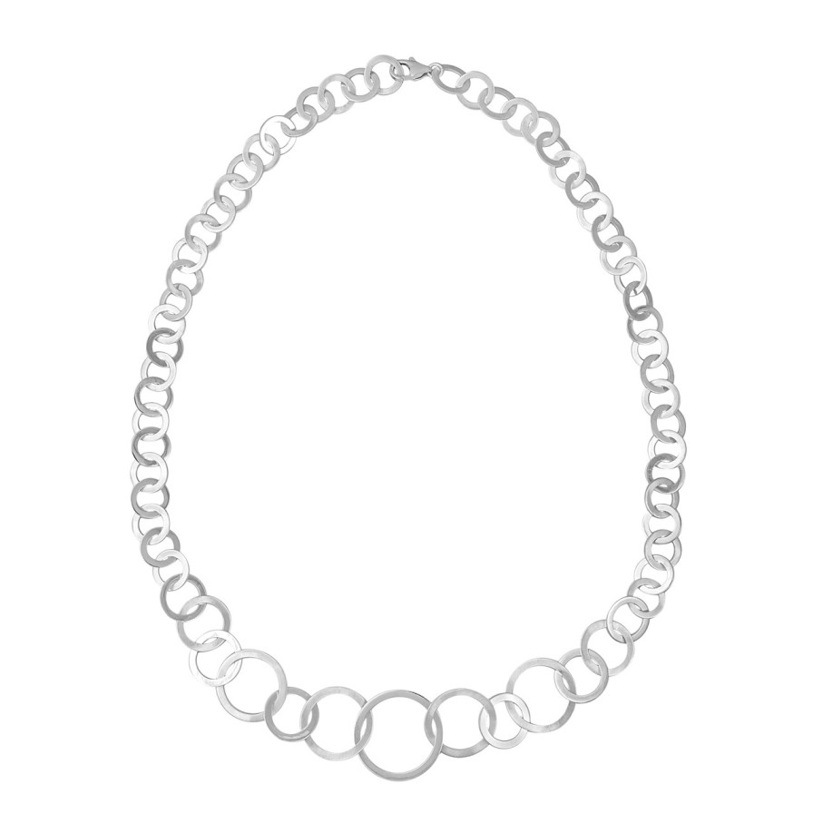 Necklaces Tomfoolery London | Gradual Circle Chain Necklace