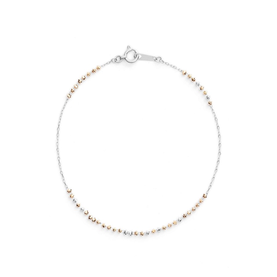 Bracelets Tomfoolery London | Shimmer Line Bracelet In 18Ct White Gold