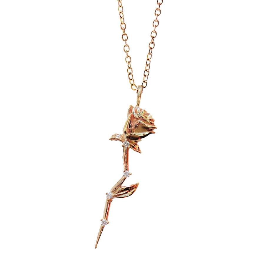 Necklaces Tomfoolery London | Celestial Rose Necklace