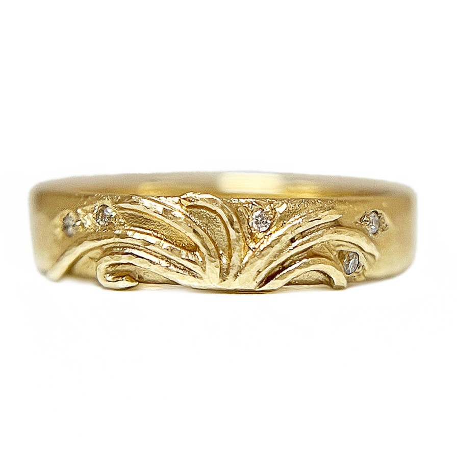 Rings Tomfoolery London | 9Ct Yellow Gold Vine Band