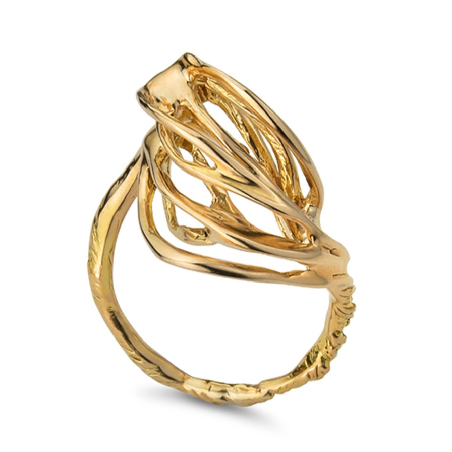 Rings Tomfoolery London | Ninho Ring 18Ct Yellow Gold