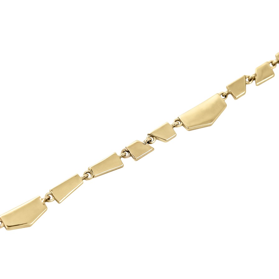 Bracelets Tomfoolery London | Gold Tesserae Bracelet