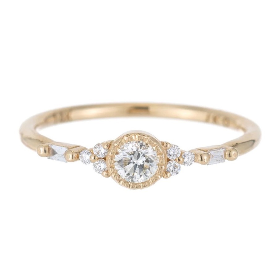 Rings Tomfoolery London | Diamond Round Poeme Ring