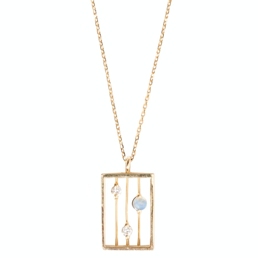 Necklaces Tomfoolery London | Opal Drift Necklace