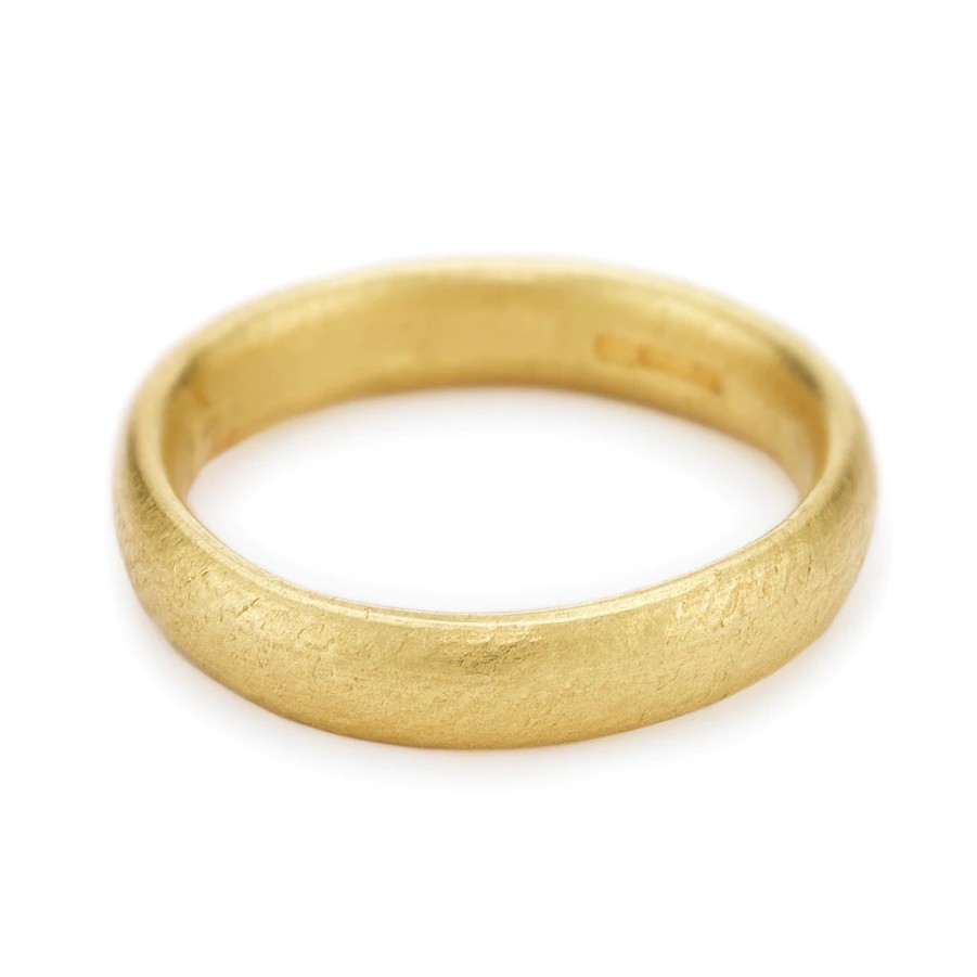 Rings Tomfoolery London | Oval Section Wedding Band