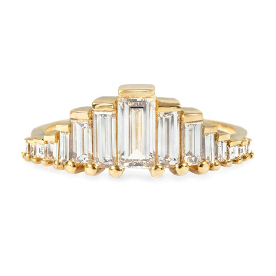 Rings Tomfoolery London | Baguette Cut Diamond Ring