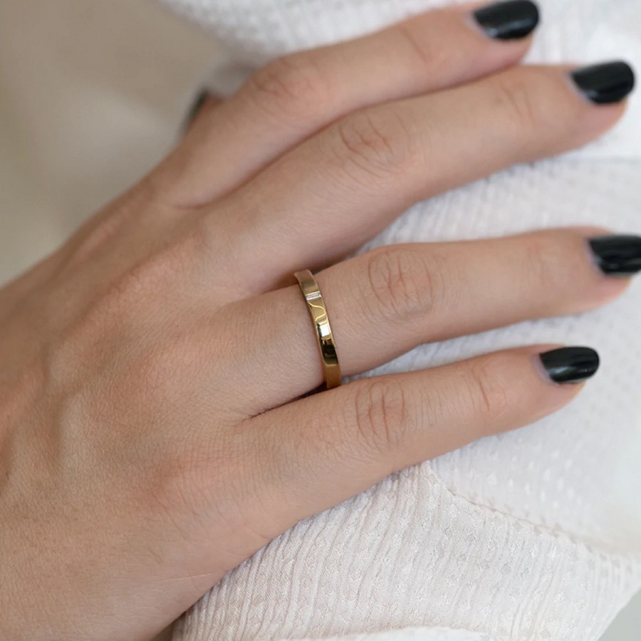 Rings Tomfoolery London | Baguette Wedding Band