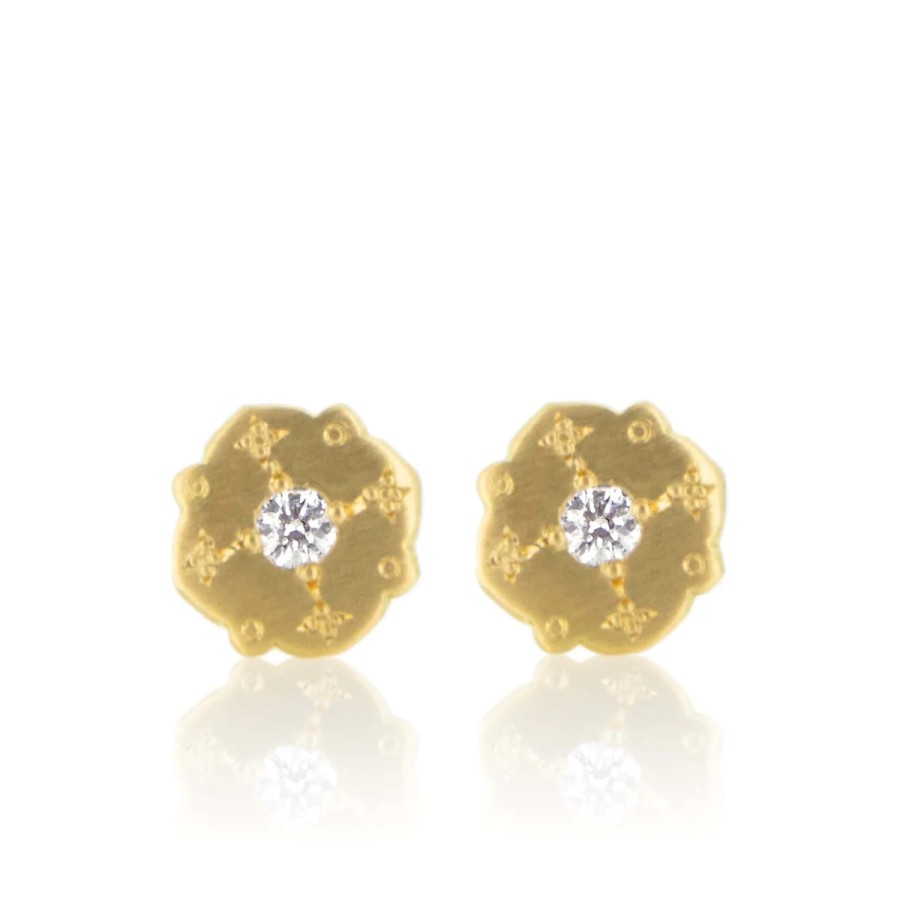 Earrings Tomfoolery London | Drops Of Happiness Kite Studs