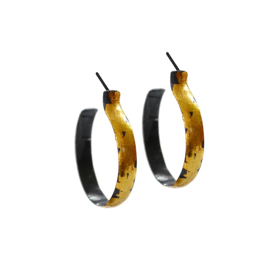 Earrings Tomfoolery London | Cloaked Hoops