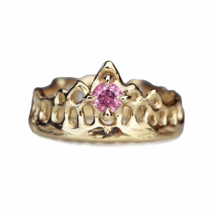 Rings Tomfoolery London | Pink Sapphire Mermaid Crown