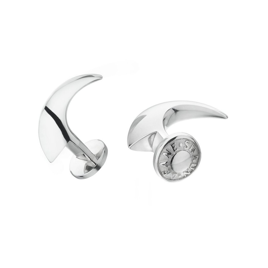 Cufflinks Tomfoolery London | Silver Hook Cufflinks