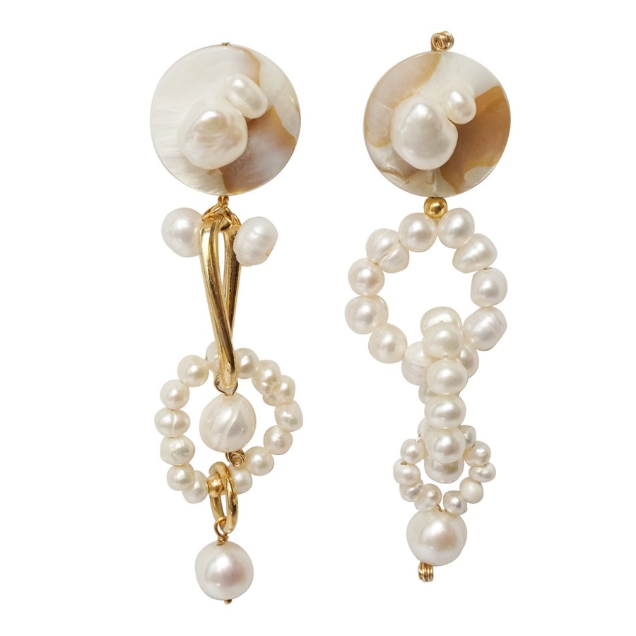 Earrings Tomfoolery London | Treasure Trove Pearl Earrings