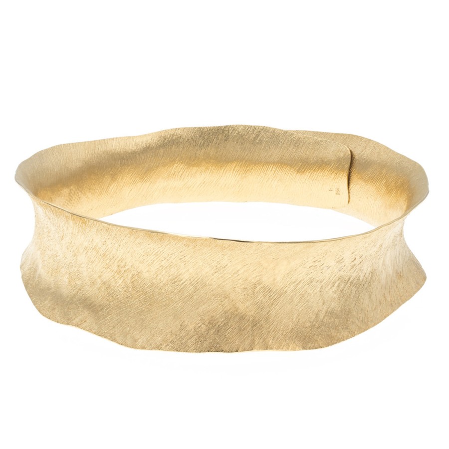 Bracelets Tomfoolery London | Wide Disc Bangle