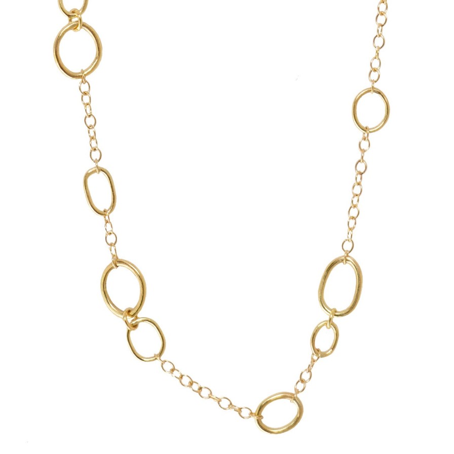 Necklaces Tomfoolery London | Litica 18Ct Gold Chain Necklace