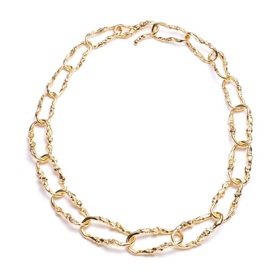 Necklaces Tomfoolery London | Brut Link Chain Necklace