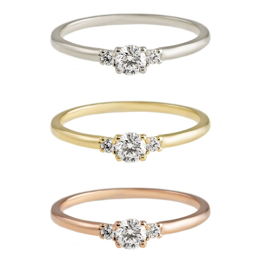 Rings Tomfoolery London | Diamond Trilogy Ring