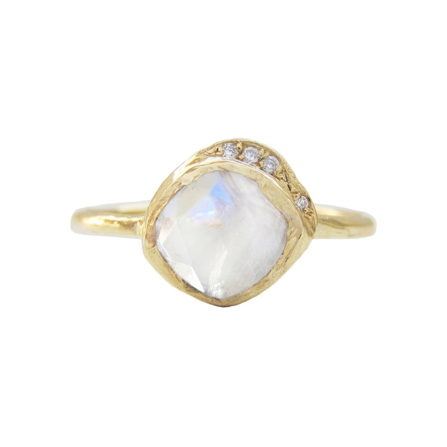 Rings Tomfoolery London | Mini Cove Moonstone Ring