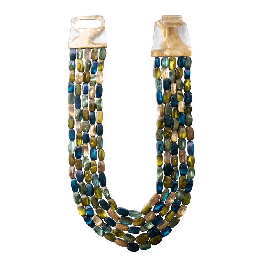 Necklaces Tomfoolery London | Lena Multicoloured Necklace