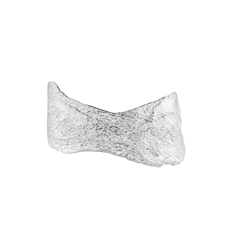 Bracelets Tomfoolery London | London Plane Cuff In Silver