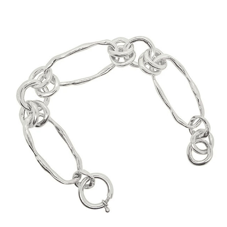 Bracelets Tomfoolery London | Alice Silver Link Bracelet