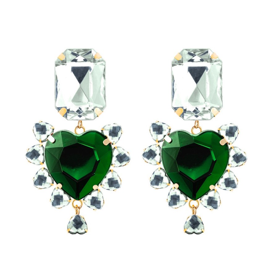 Earrings Tomfoolery London | El Sabor Earrings Clear