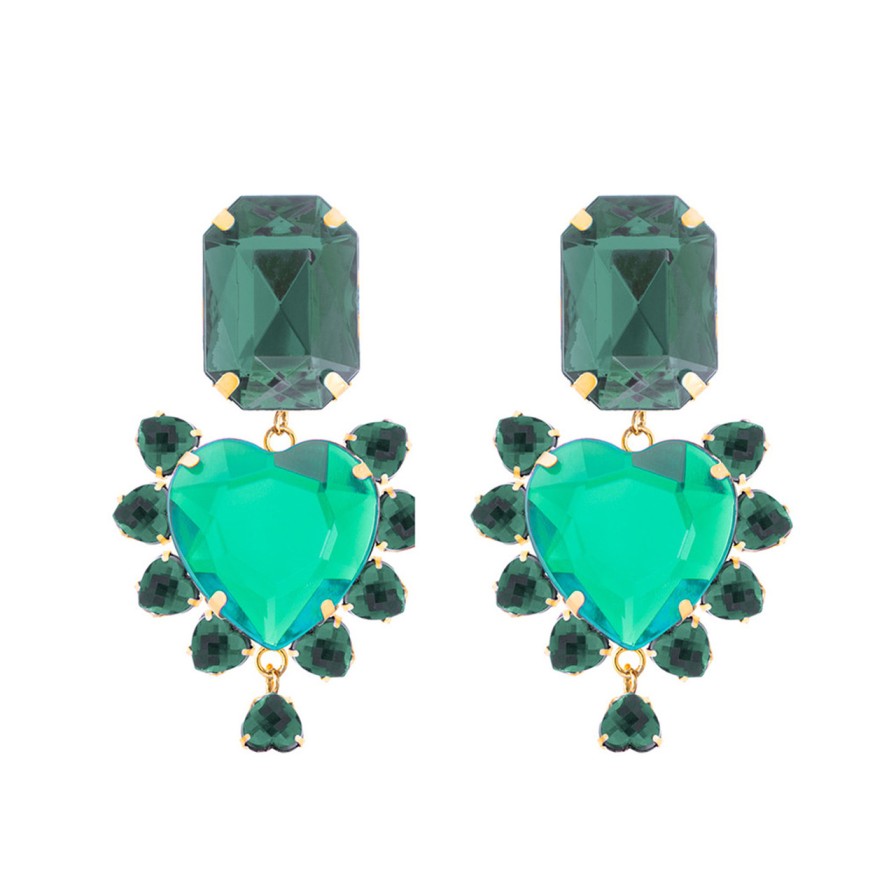 Earrings Tomfoolery London | El Sabor Earrings Indian Sapphire