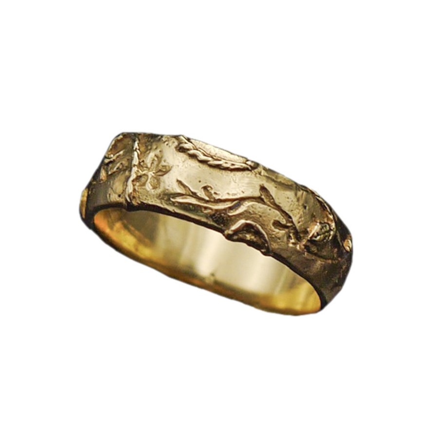 Rings Tomfoolery London | 14Ct Yellow Gold Evergreen Ring