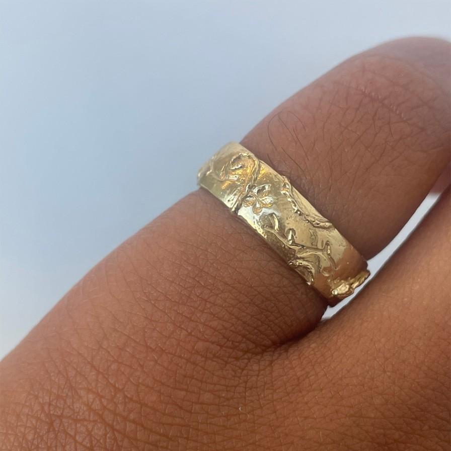 Rings Tomfoolery London | 14Ct Yellow Gold Evergreen Ring