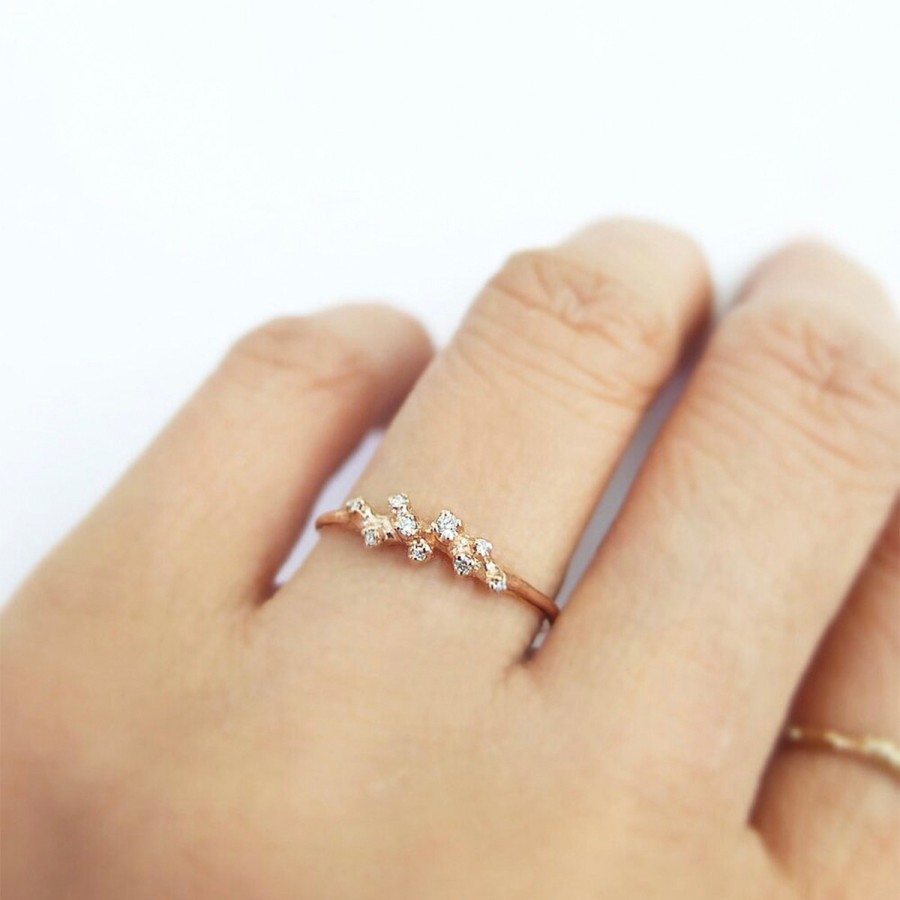 Rings Tomfoolery London | Classic Diamond Cluster Ring