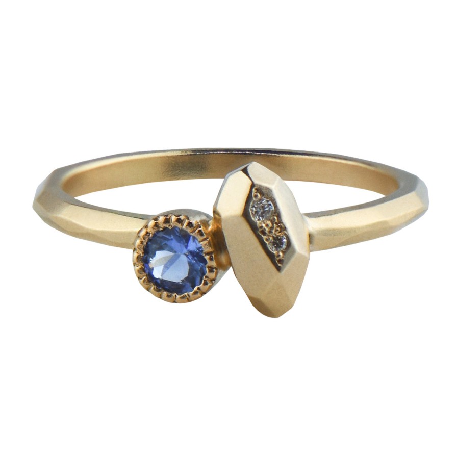 Rings Tomfoolery London | Gea Ring N1 With Tanzanite & Diamonds