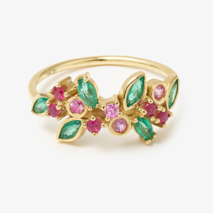 Rings Tomfoolery London | Cam Lia Emerald, Sapphire & Ruby Ring