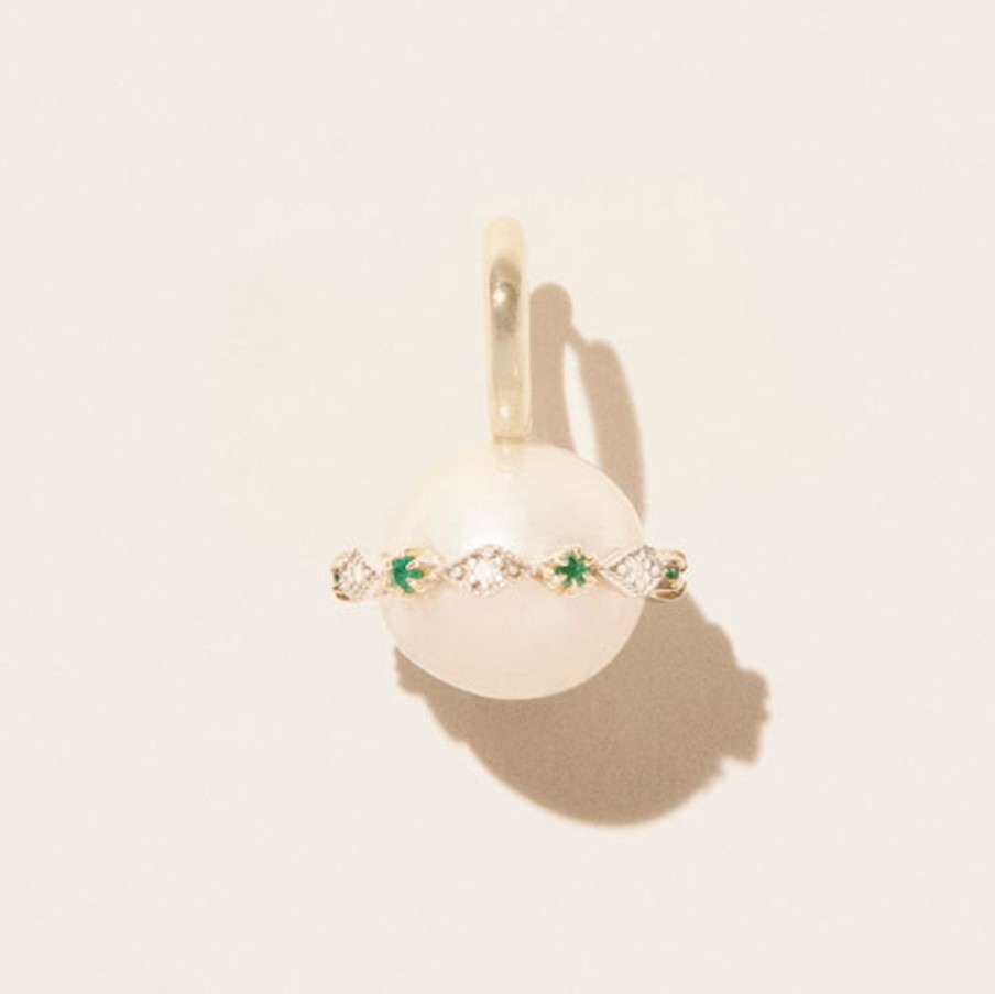 Earrings Tomfoolery London | Chelsea N 4 Pearl Single Earring