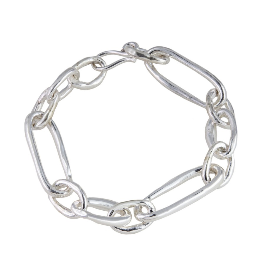 Bracelets Tomfoolery London | Carolina Silver Chain Bracelet