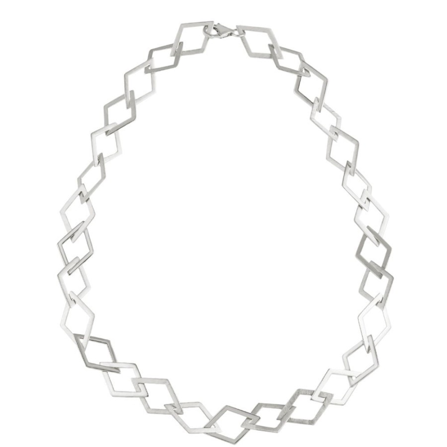 Necklaces Tomfoolery London | Linear Diamond Chain Necklace